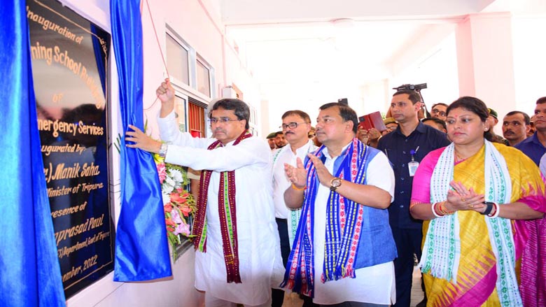 CM Dr Manik Saha Inaugurate New Building of Tripura Fire ServiceTrainig School at Badargat on Decm 05