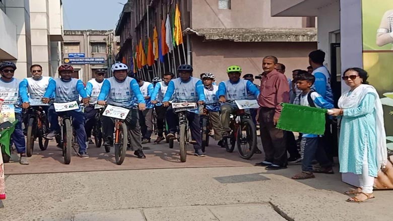 CMO Office Organized By Cycle Rally at Agartala on May 05