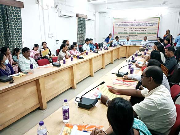 Workshop on Kokborok teaching learning method underway at Agartala on November 06