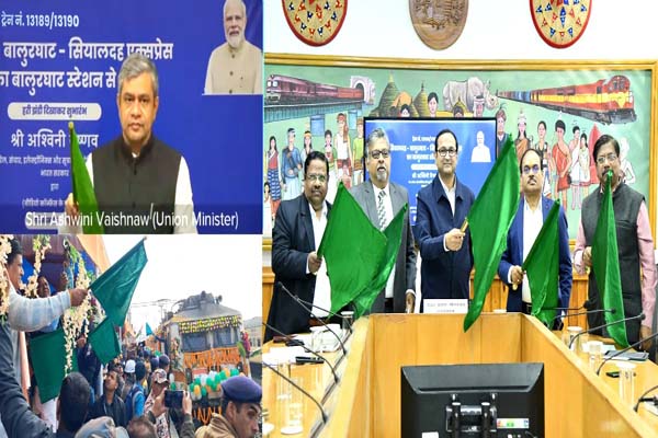 Hon’ble Railway Minister Shri Ashwini Vaishnaw flags off new...