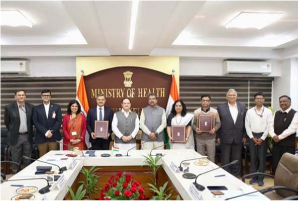 Shri Dharmendra Pradhan along with Shri J. P Nadda witnesses...