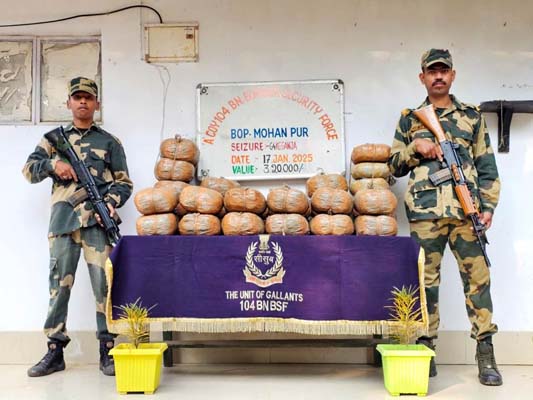 BSF foils Infiltration one Bangladeshi smuggler injured...